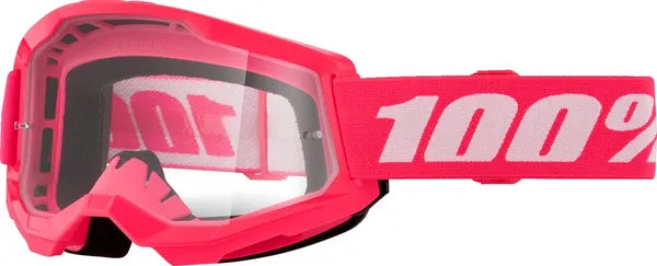 100% Strata 2 crossbril roze/wit – heldere lens