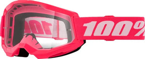 100% Strata 2 crossbril roze/wit – heldere lens