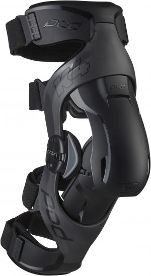 POD K4 2.0 Youth Graphite/Zwart Rechts Kniebrace - MxProStoreParts
