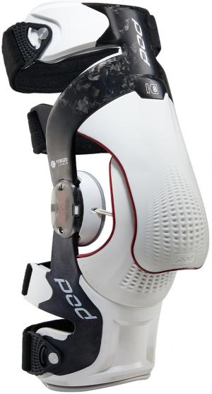 POD K8 3.0 Carbon/Wit Rechts Kniebrace