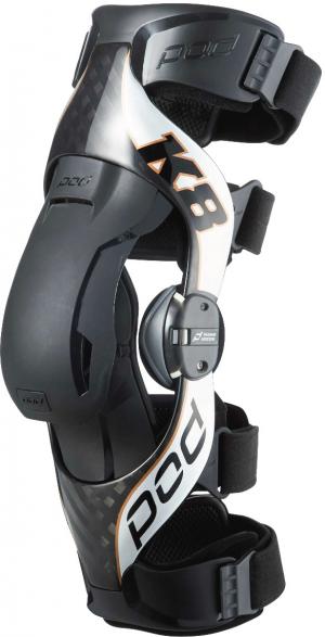 POD K8 2.0 Carbon/Zilver Links Kniebrace
