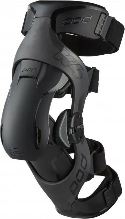 POD K4 2.0 Graphite/Zwart Rechts Kniebrace - MxProStoreParts