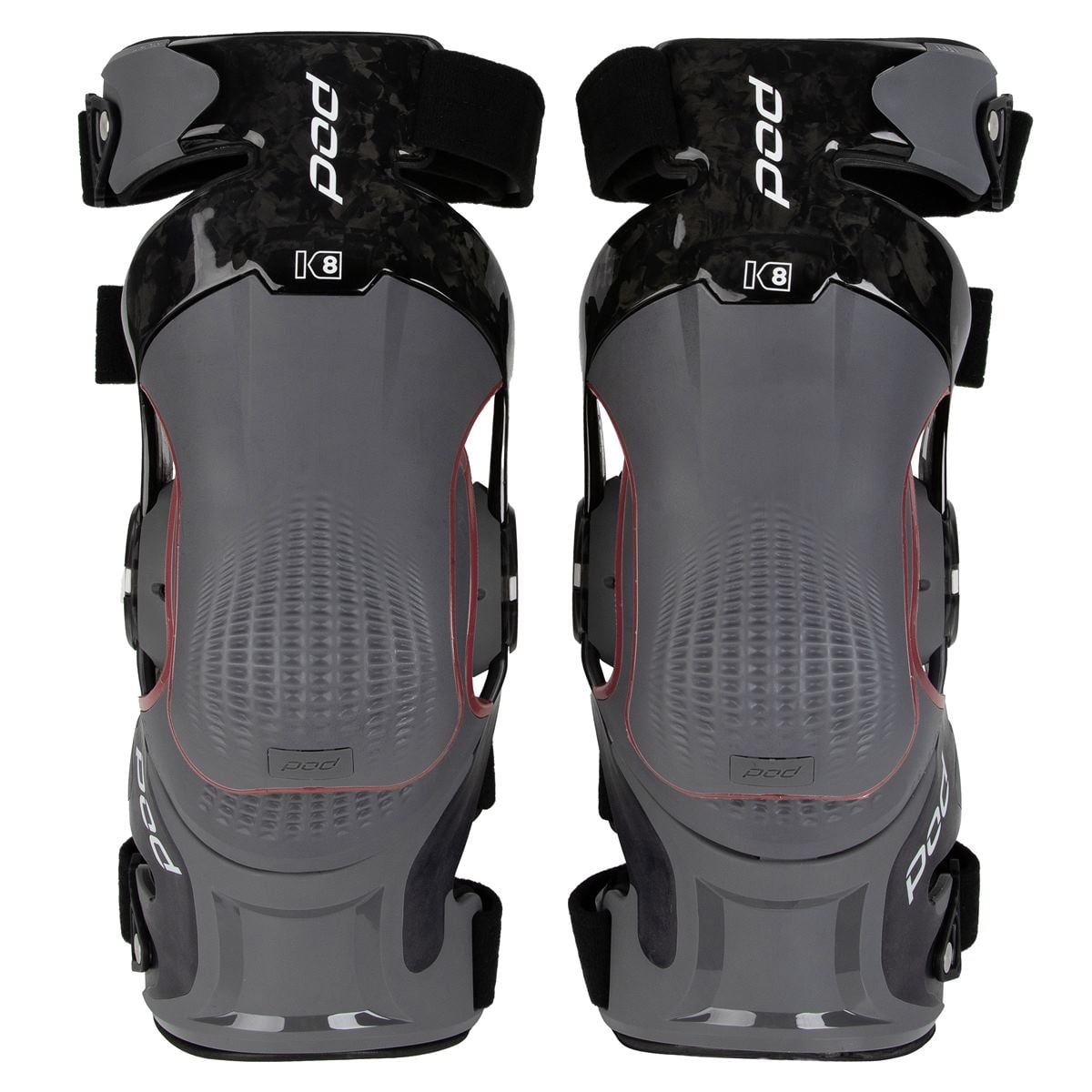 POD Knee Brace K8 3.0 Carbon/Graphite Pair - MxProStoreParts