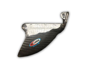 Protector de disco de freno trasero Pro Carbon para Yamaha YZ 125/250 2004-2022 y YZ 250F/450F 2004-2024 y Fantic XX 125/250 2021- y XXF 250/450 2021-