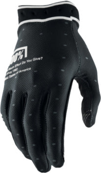 100% Ridefit gloves Black Size S 2026 collection 
