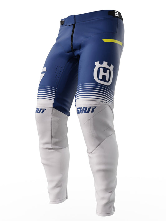 Pantalón de cross Shot Aerolite Husqvarna LTD 2023 azul