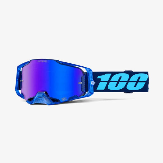 100% Armega Crossbril Coupe Blauw (Lens: Hiper Spiegel Blauw)