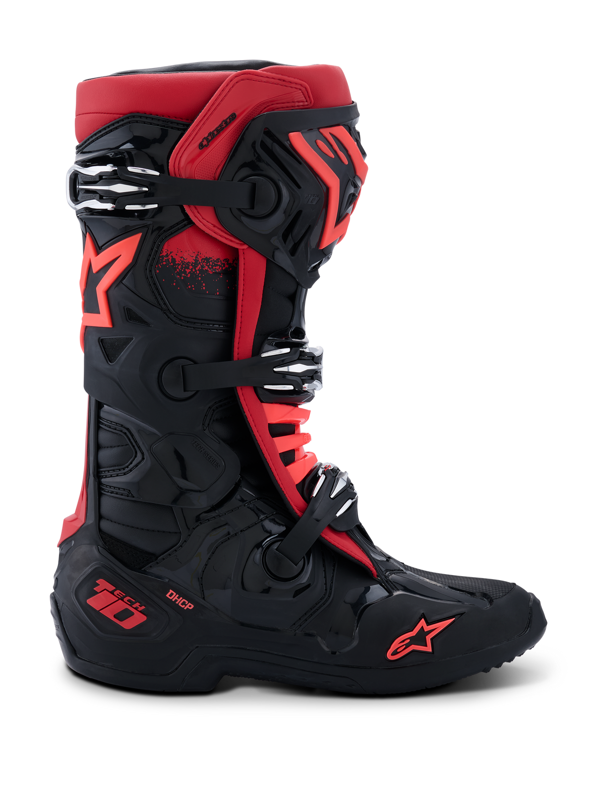 Alpinestars Tech 10 Crosslaarzen – Zwart / Rood – foto 1