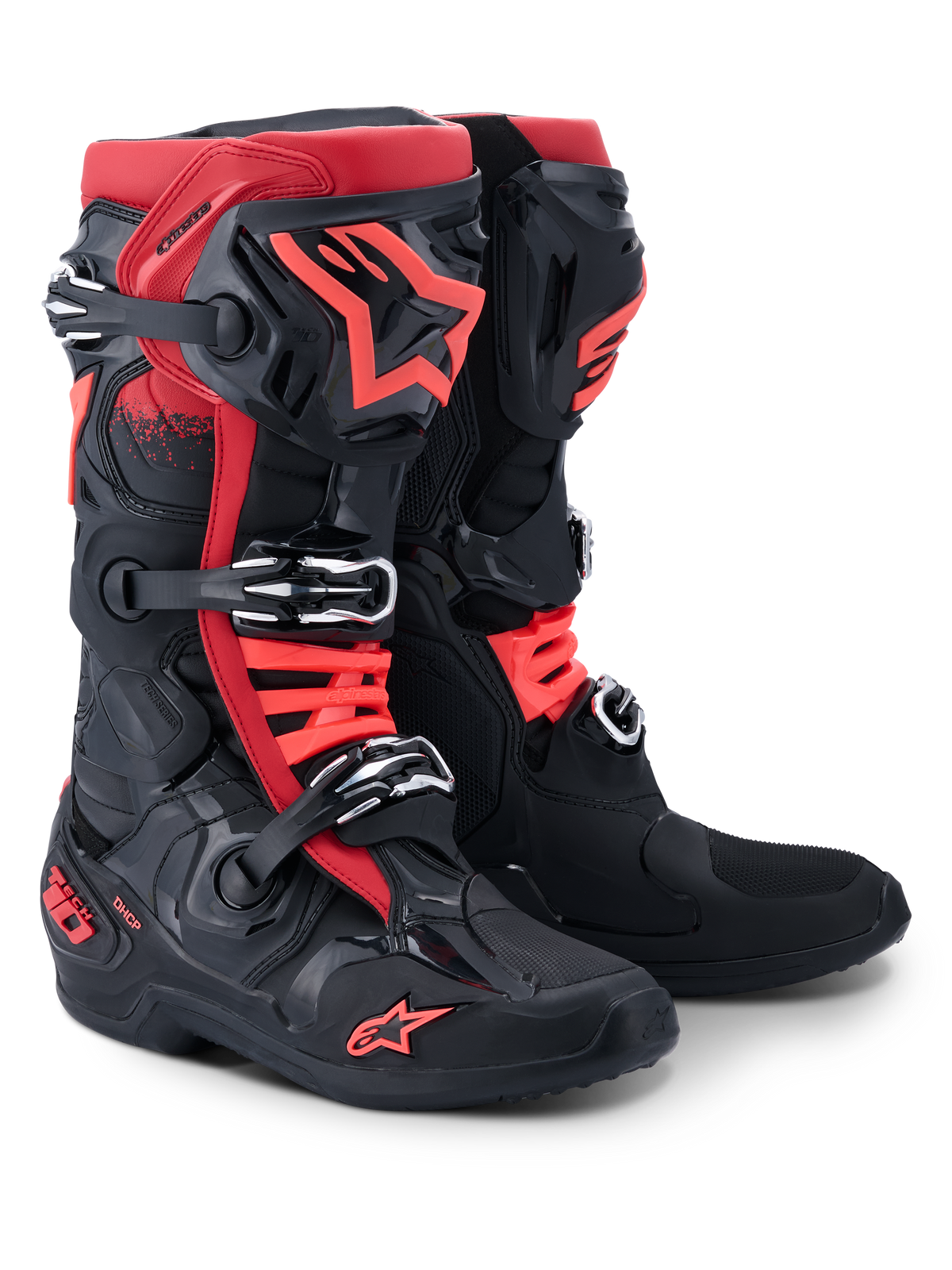 Alpinestars Tech 10 Crosslaarzen – Zwart / Rood – foto 2