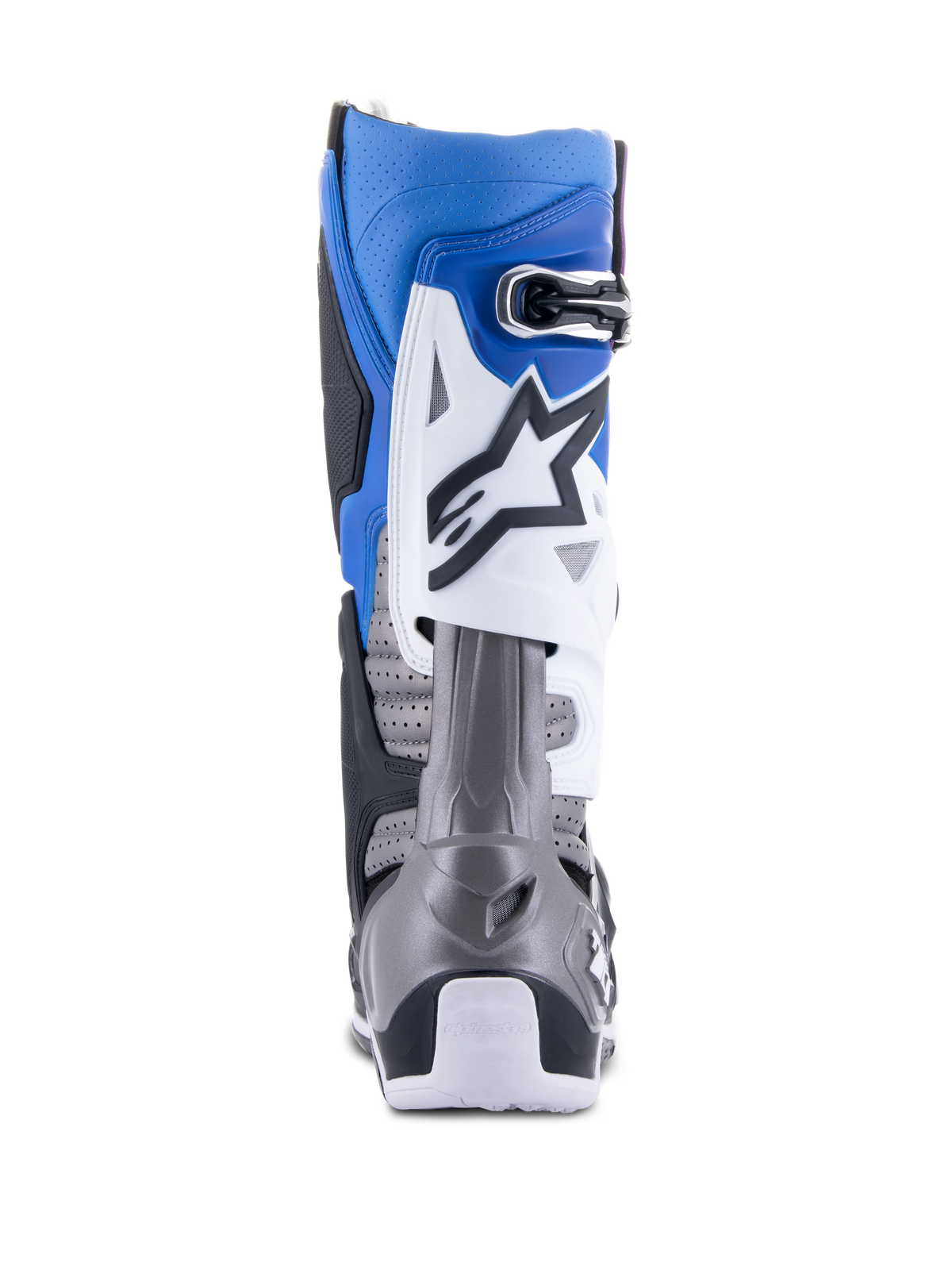 Alpinestars Tech 10 Supervented Crosslaarzen – Zwart / Emailblauw / Paars / Wit – foto 3