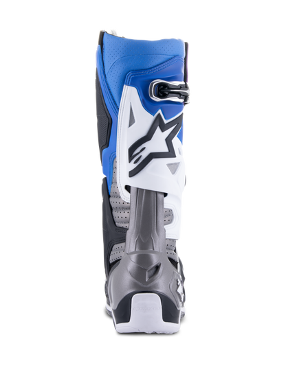 Alpinestars Tech 10 Supervented Crosslaarzen – Zwart / Emailblauw / Paars / Wit – foto 3