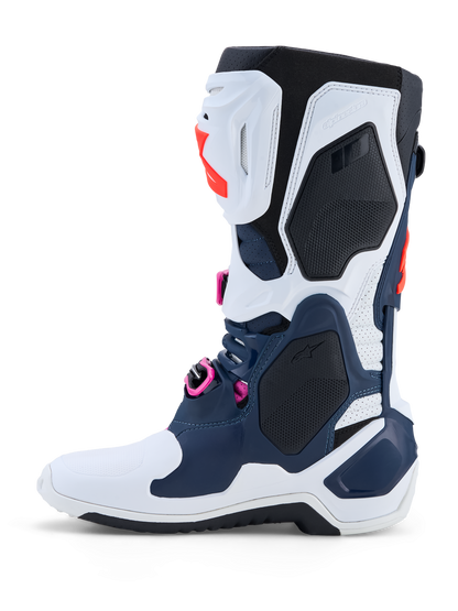 Alpinestars Tech 10 Supervented Crosslaarzen – Donkerblauw / Wit / Zwart / Fuchsia – foto 3
