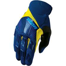 Thor 2017 Rebound crosshandschoenen navy/geel maat XL