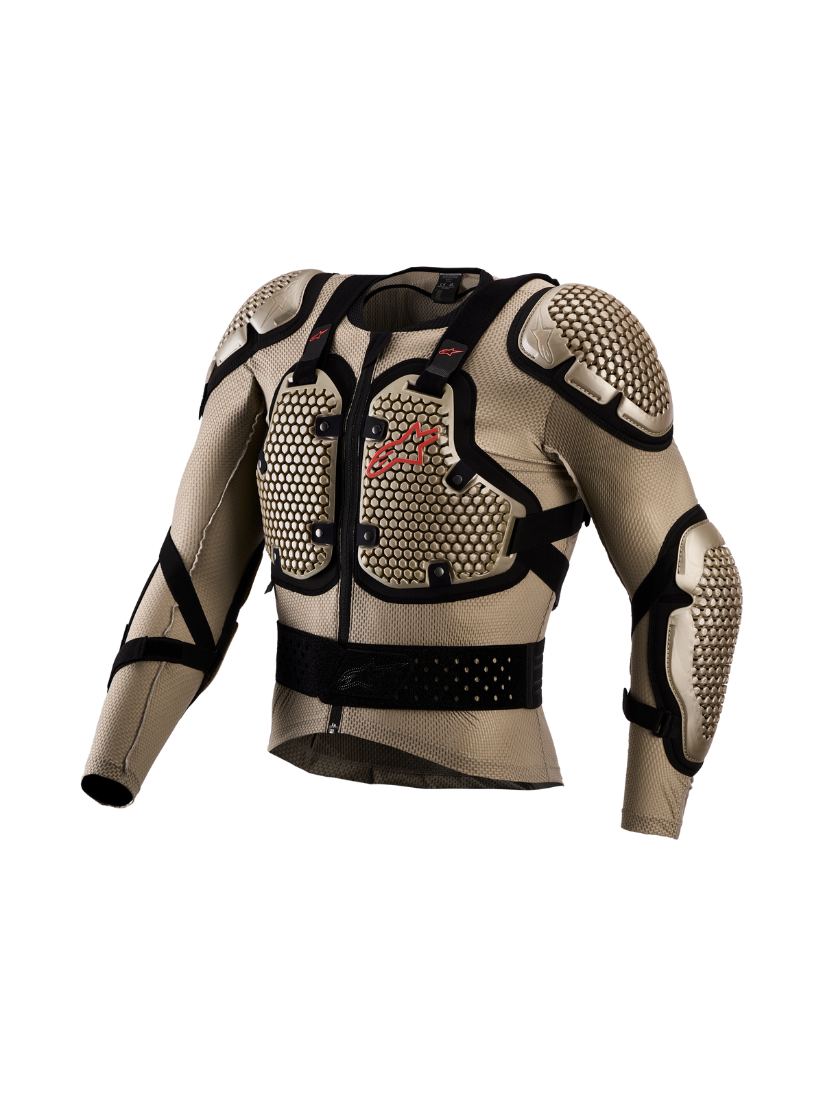 Alpinestars Bionic Action V3 Beschermjas – Aluminum Zwart Rood Fluo