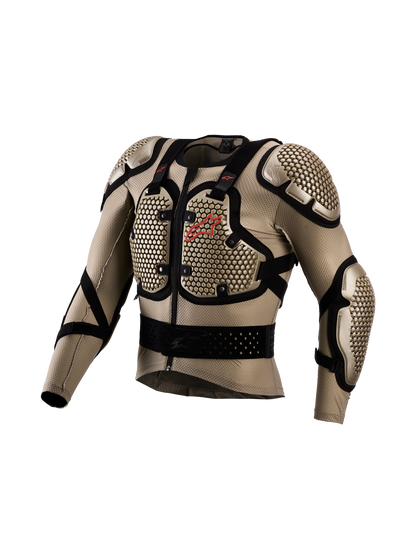 Alpinestars Bionic Action V3 Beschermjas – Aluminum Zwart Rood Fluo