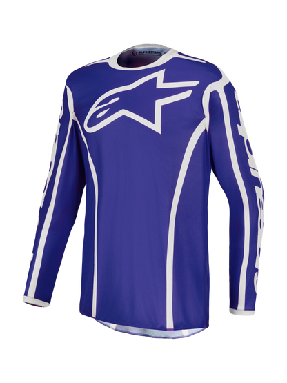 Alpinestars Fluid Apex V2 Jersey 2027 – Diep Blauw Wit