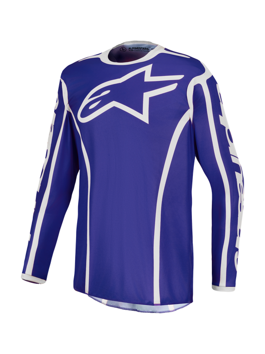 Alpinestars Fluid Apex V2 Jersey 2027 – Diep Blauw Wit
