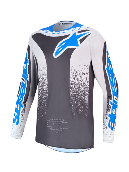 Alpinestars Fluid Drag Jersey 2027 – Graystone Licht Lilac Ucla Blauw
