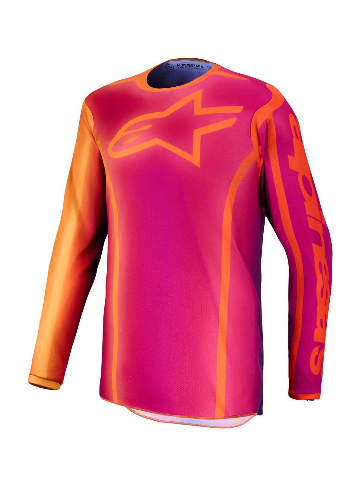 Alpinestars Fluid Kepler Jersey 2027 – Donker Paars Oranje