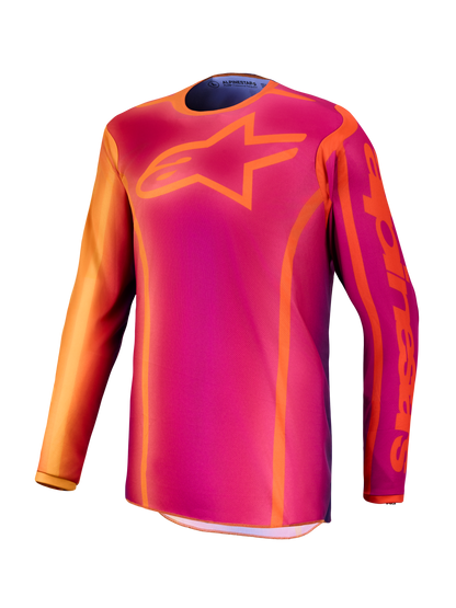 Alpinestars Fluid Kepler Jersey 2027 – Donker Paars Oranje