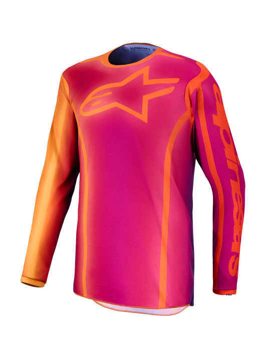 Alpinestars Fluid Kepler Jersey 2027 – Donker Paars Oranje