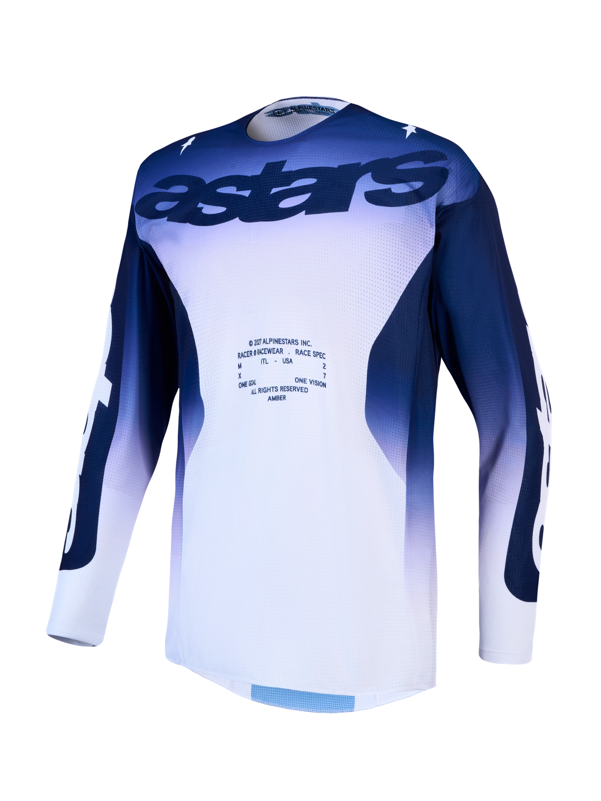 Alpinestars Racer Air Amber Jersey 2027 – Blauw Navy Wit
