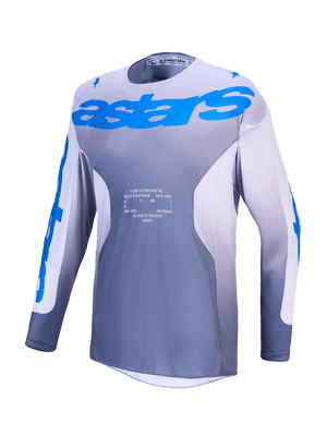 Alpinestars Racer Amber Maillot 2027 – Gris cendré, Lilas clair, Bleu UCLA