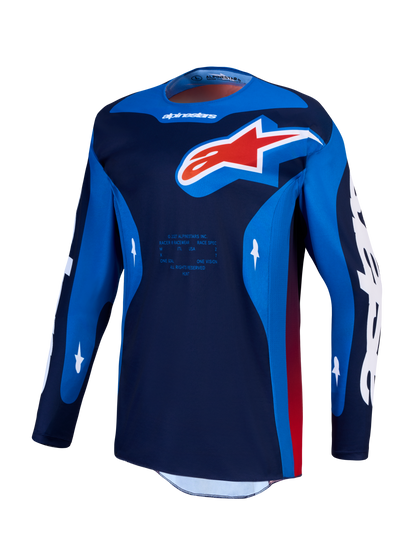 Alpinestars Racer Hunt Jersey 2027 – Strong Blauw Diep Blauw Vuur Rood