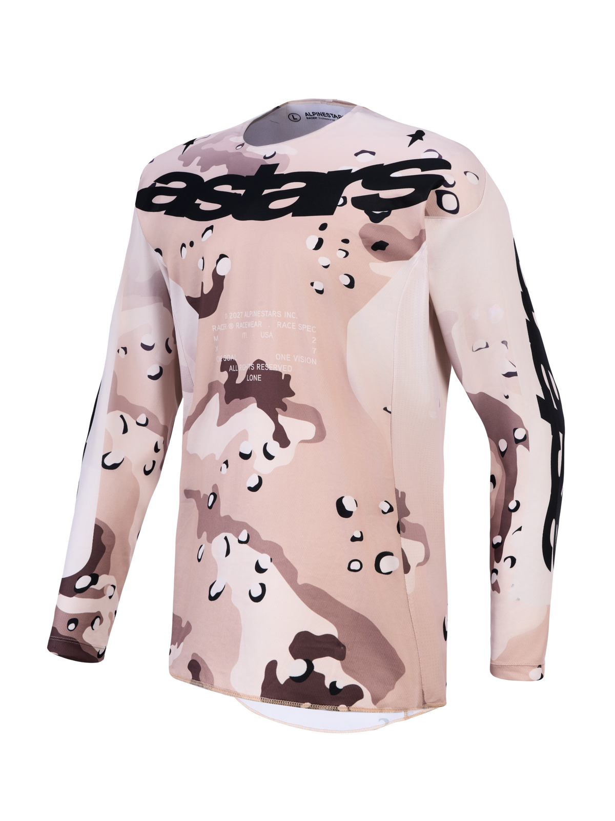 Alpinestars Racer Lone Jersey 2027 – Desert Camo Zwart