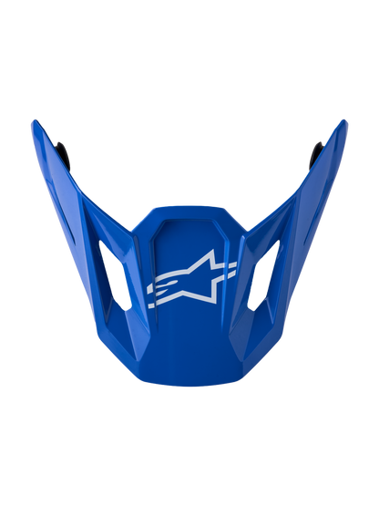 Alpinestars S-M7 Core Vizier – Wit Blauw Oranje Roze Glans