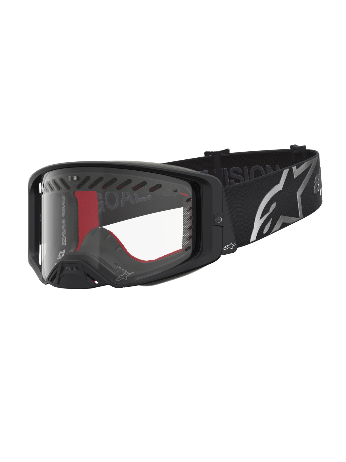 Alpinestars Supertech Dura Air Fluid Crossbril – Zwart Zilver Helder