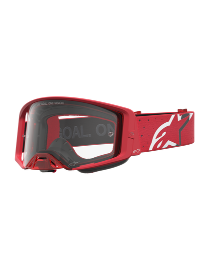 Alpinestars Supertech Vesta Crossbril – Chrome Rood Helder