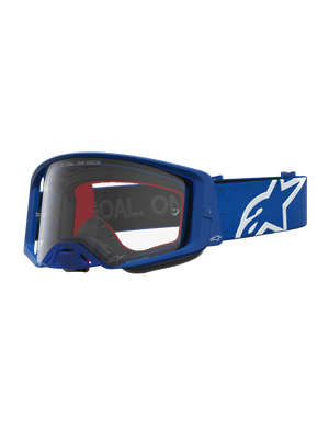 Alpinestars Supertech Vesta Cross Goggles – Blue White Clear