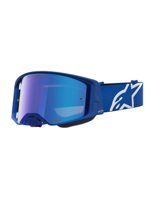 Alpinestars Supertech Vesta Crossbrille – Blithe Blau Weiß Spiegel Blau