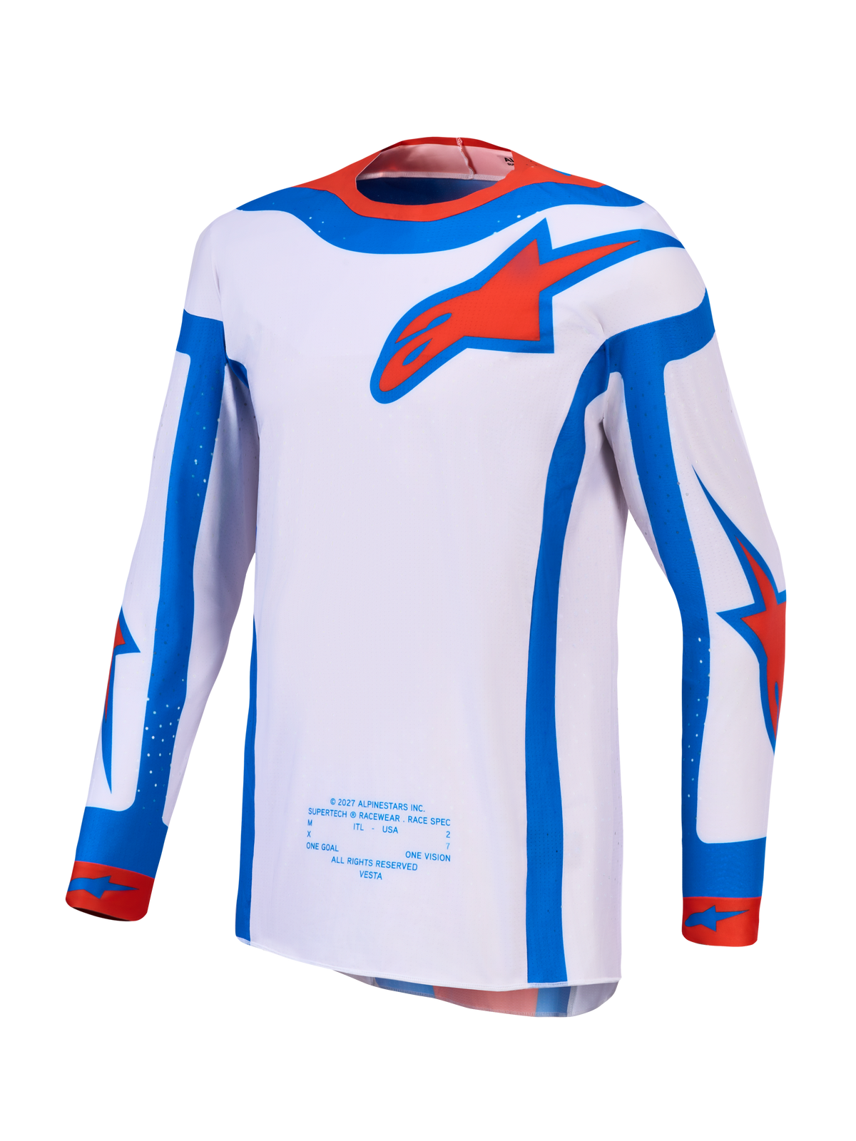 Alpinestars Supertech Vesta Jersey 2027 – Licht Lilac Cardinal Rood