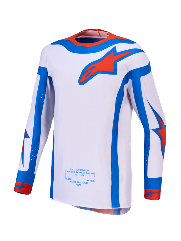 Alpinestars Supertech Vesta Jersey 2027 – Light Lilac Cardinal Red