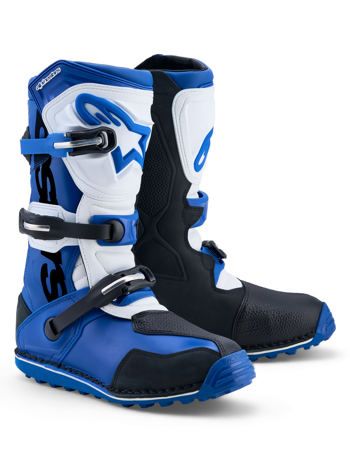 Alpinestars Tech-T Laarzen – Donker Blauw Zwart Wit