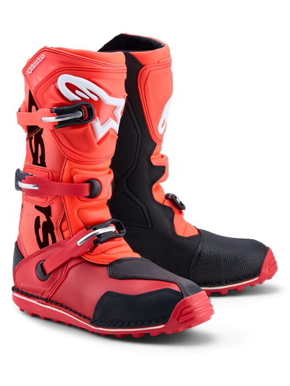 Alpinestars Tech-T Laarzen – Rood Fluo Zwart Bright Rood