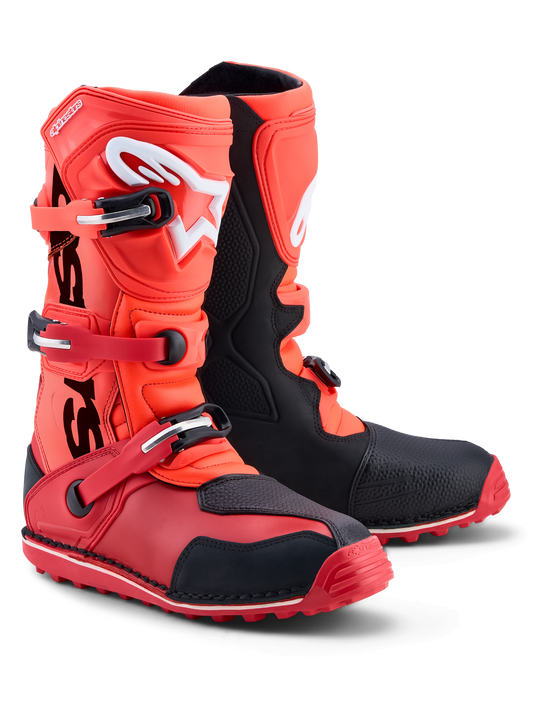 Alpinestars Tech-T Laarzen – Rood Fluo Zwart Bright Rood