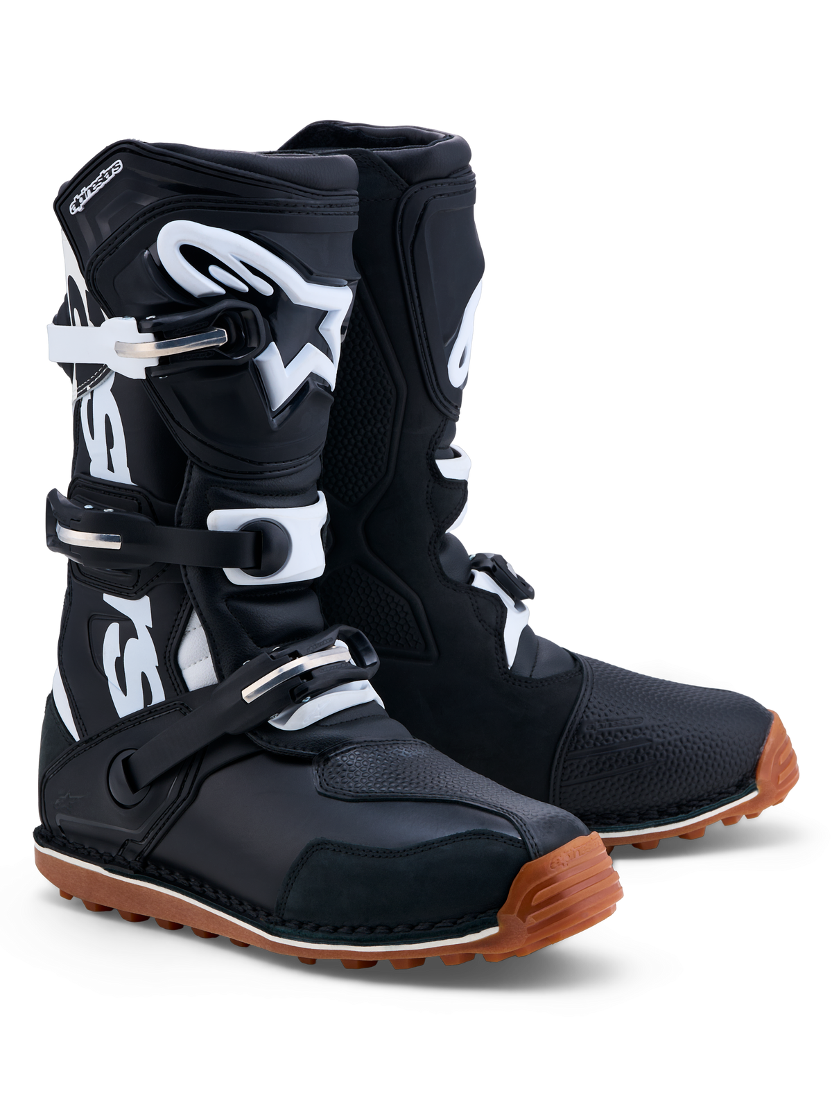 Alpinestars Tech-T Laarzen – Zwart Wit Gum