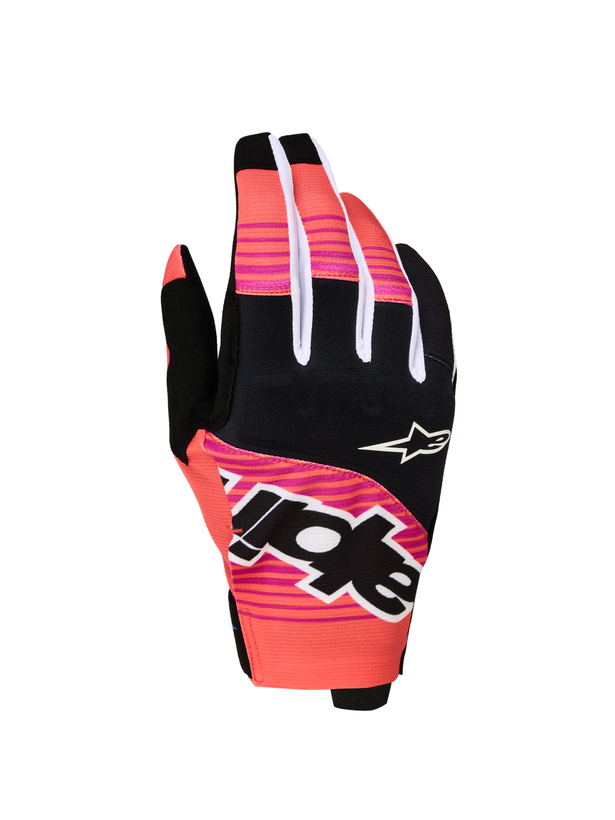 Alpinestars Techstar Handschoenen 2027 – Hot Coral Zwart Fuchsia