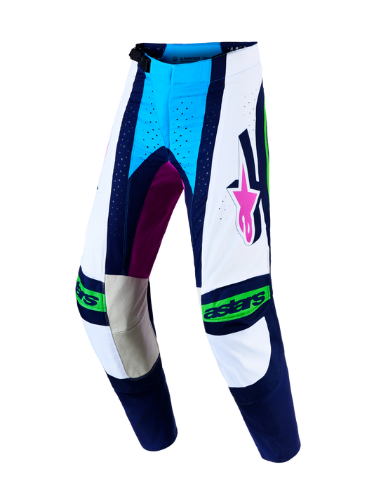 Alpinestars Techstar Maven Broek 2027 – Wit Blithe Blauw Groen Fluo