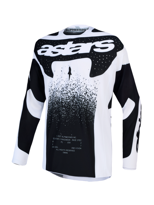 Alpinestars Techstar Swan Jersey 2027 – Wit Zwart