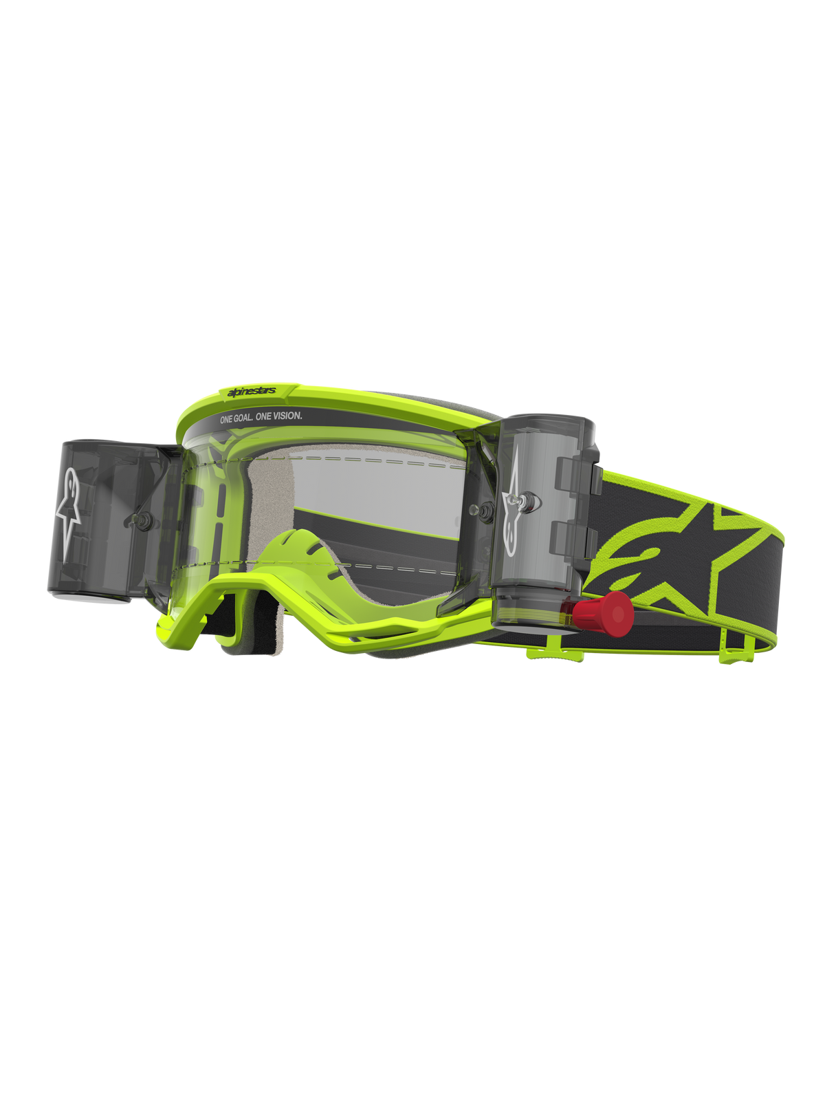 Alpinestars Vision 5 Rora Roll Off Crossbril – Geel Fluo Zwart Helder