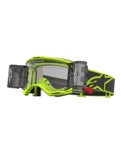 Alpinestars Vision 5 Rora Roll Off Crossbril – Geel Fluo Zwart Helder