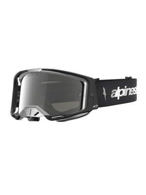 Alpinestars Vision 8 Amber Spiegel Crossbril – Zwart Zilver Spiegel Zilver
