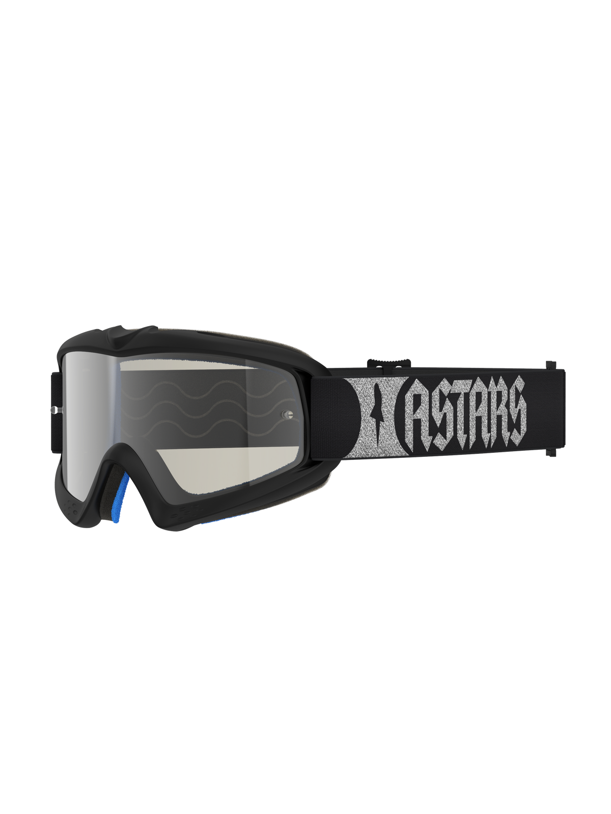 Alpinestars Vision Jeugd Atrox Crossbril – Zwart Zilver Spiegel Zilver