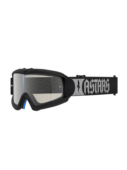 Alpinestars Vision Jeugd Atrox Crossbril – Zwart Zilver Spiegel Zilver