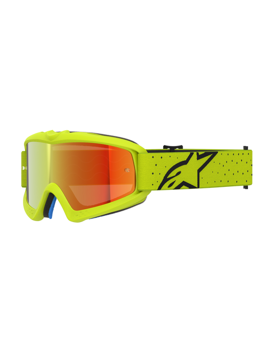 Alpinestars Jeugd Vision Vesta Crossbril – Geel Fluo Zwart Spiegel Rood