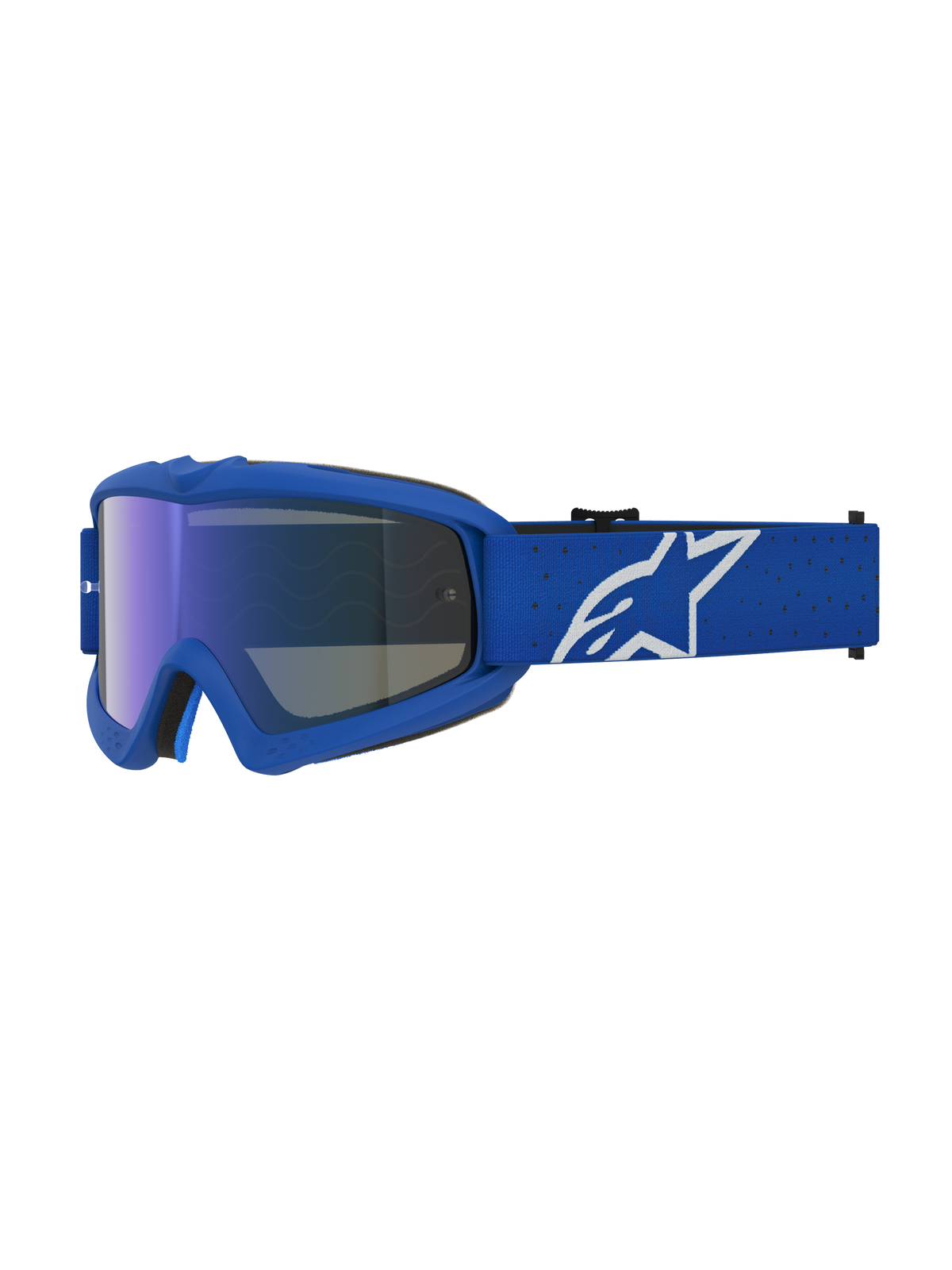 Alpinestars Jeugd Vision Vesta Crossbril – Blithe Blauw Wit Spiegel Blauw